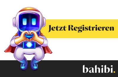 Registrierung bei Bahibi mit Jetzt Registrieren Button